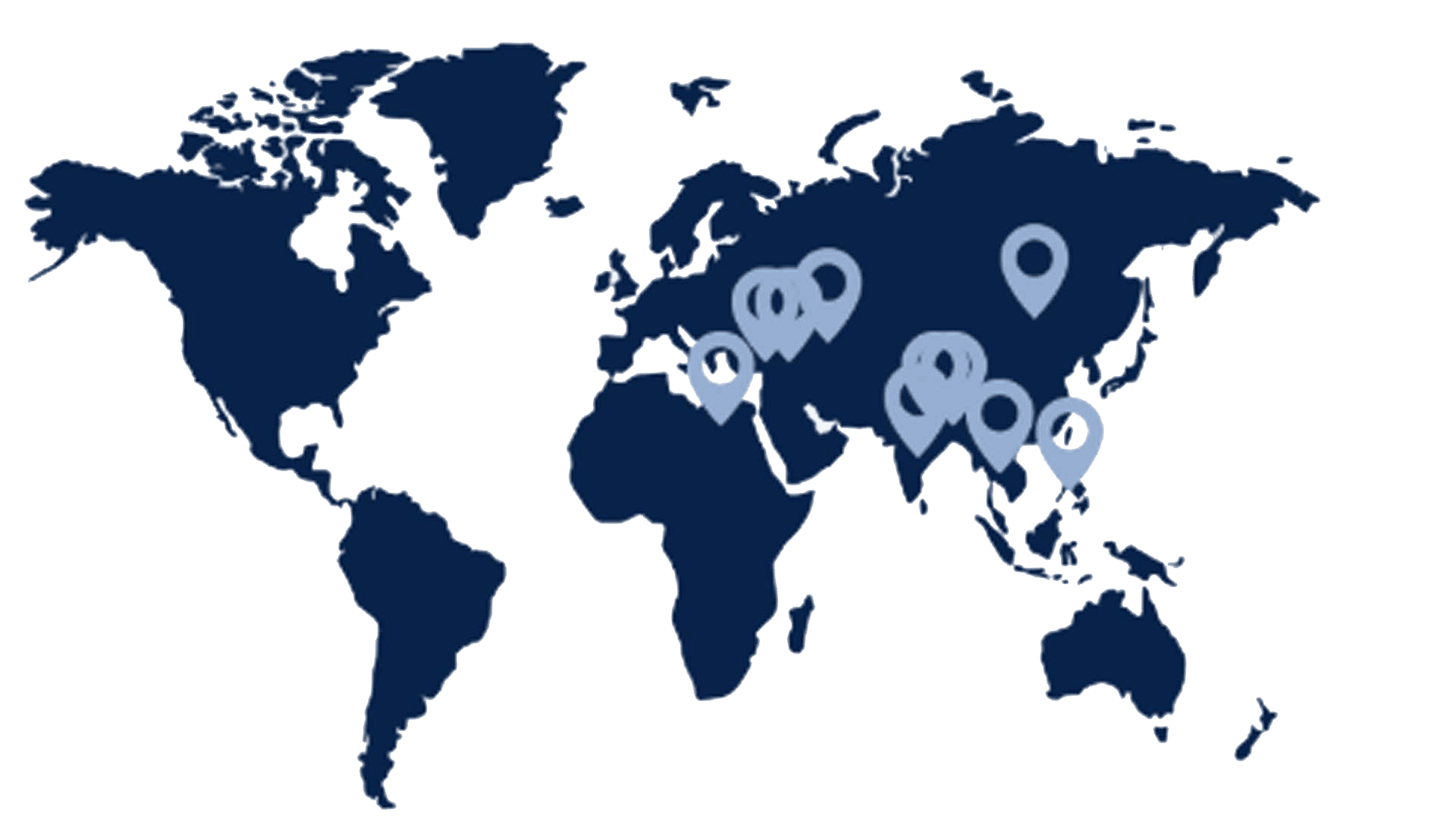 Mapa původu zaměstnanců
